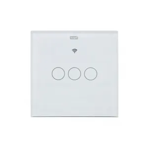 کلید هوشمند تویا مدل سه پل دایره rf کد 2211303