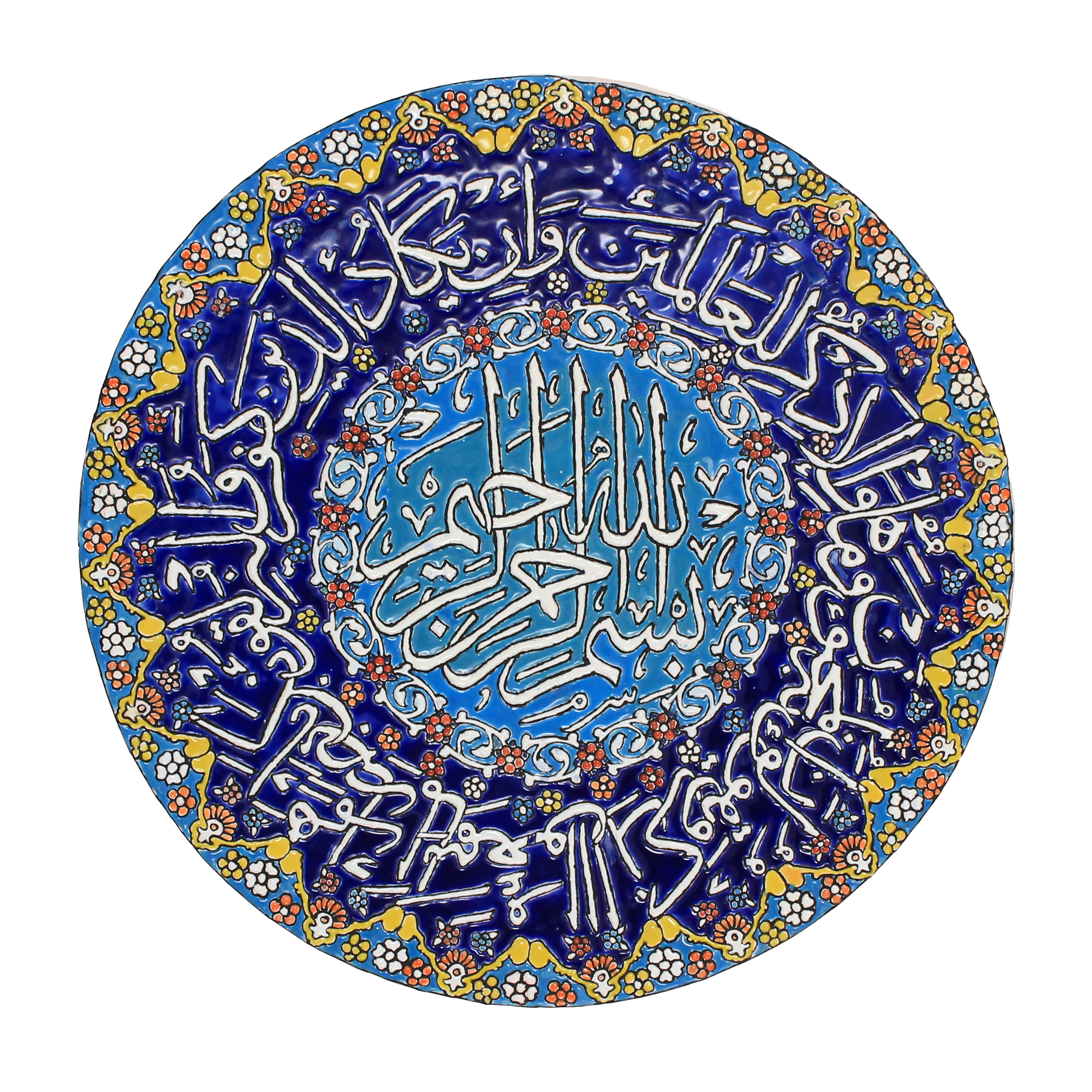 بشقاب مینا کاری کد 002