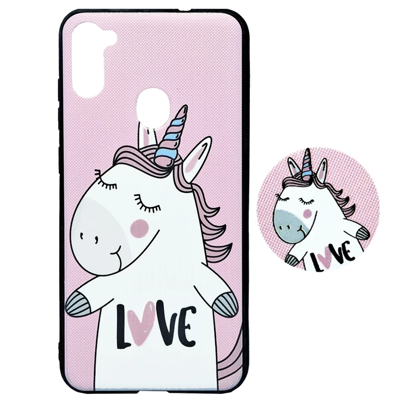 کاور مدل تک شاخ لاو مناسب برای گوشی موبایل سامسونگ Galaxy A11 به همراه پاپ سوکت