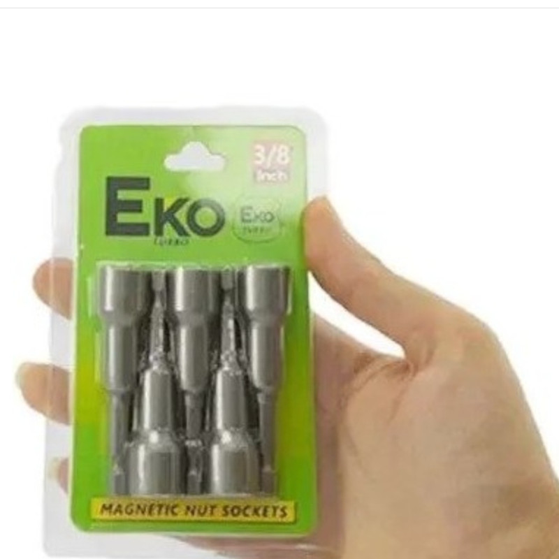 بکس شیروانی سر دریلی اکو مدل JMH سایز 3/8 میلی متر بسته 5 عددی