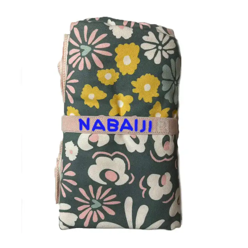 حوله استخری  نابایجی مدل مایکروفایبر سایز 130×80 سانتی متر