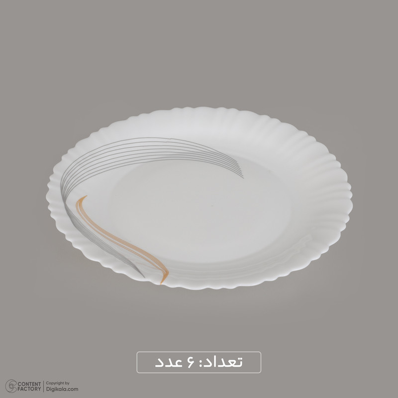 سرویس غذاخوری 25 پارچه گلدن اوپال مدل شمل کد Carine