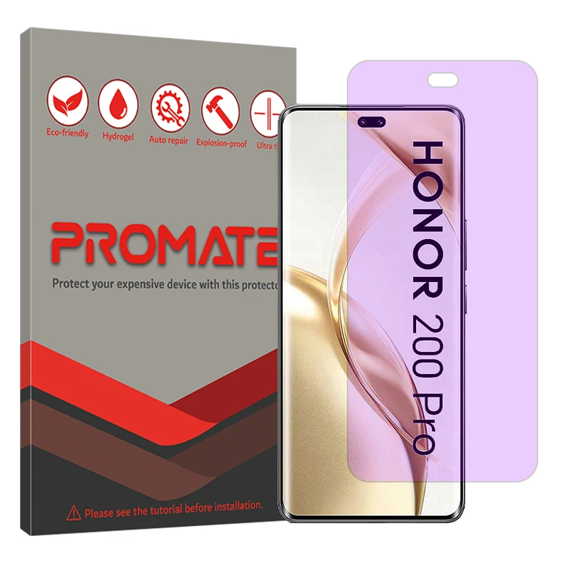 محافظ صفحه نمایش آنتی پرپل پرومیت مدل Resistant مناسب برای گوشی موبایل آنر 200 Pro
