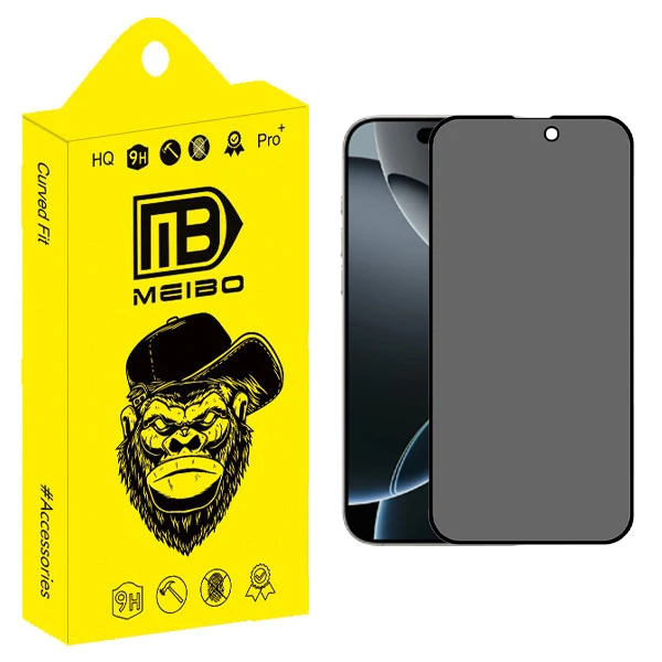 محافظ صفحه نمایش حریم شخصی میبو مدل Shadow Glavers مناسب برای گوشی موبایل اپل iPhone 16 Pro Max