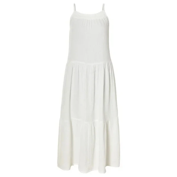 پیراهن ساحلی یقه خشتی زنانه اسمارا مدل موسلین