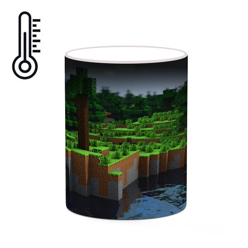 ماگ حرارتی کاکتی طرح ماینکرافت minecraft مدل mgh41080