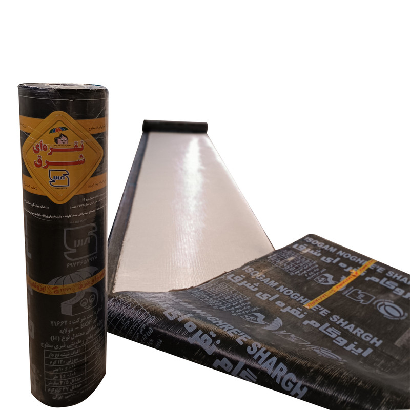 ایزوگام نقره ای شرق مدل روکش دار رول 10 متری