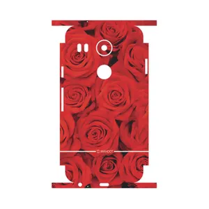 MAHOOT Red-Flower-FullSkin Cover Sticker for Google Nexus 5X