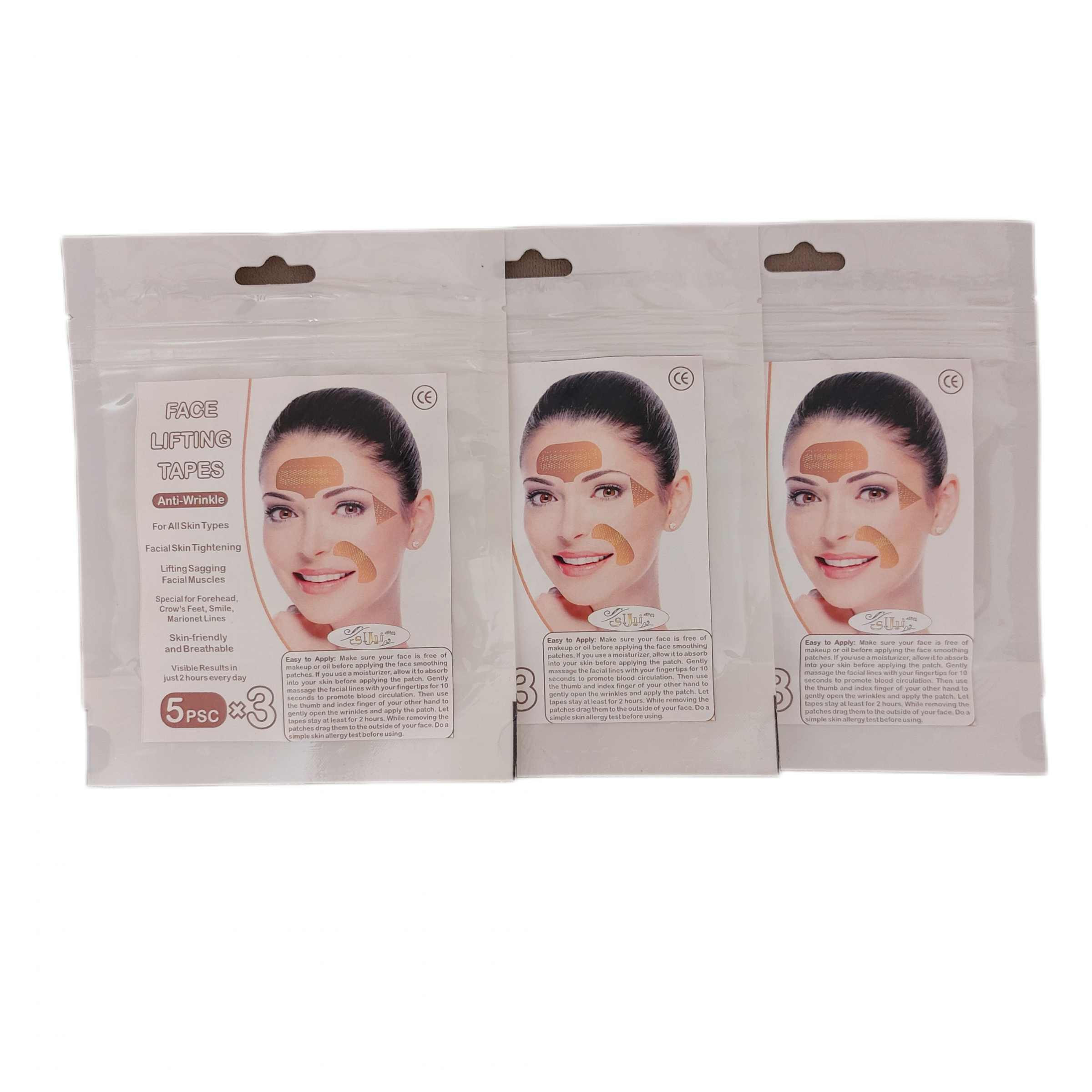 چسب لیفت صورت پوشانه نیلای مدل 01 بسته 3 عددی