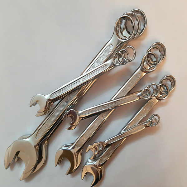 مجموعه 18 عددی آچار یک سر تخت یک سر رینگی توسن مدل TI-101-S18