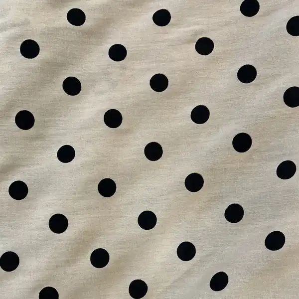 پارچه لباس مدل نخی خالدار کد 4321