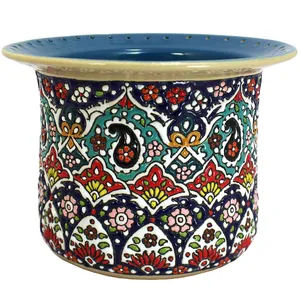 جای جواهرات سفالی گالری دست نگار طرح میناکاری کد 630-03
