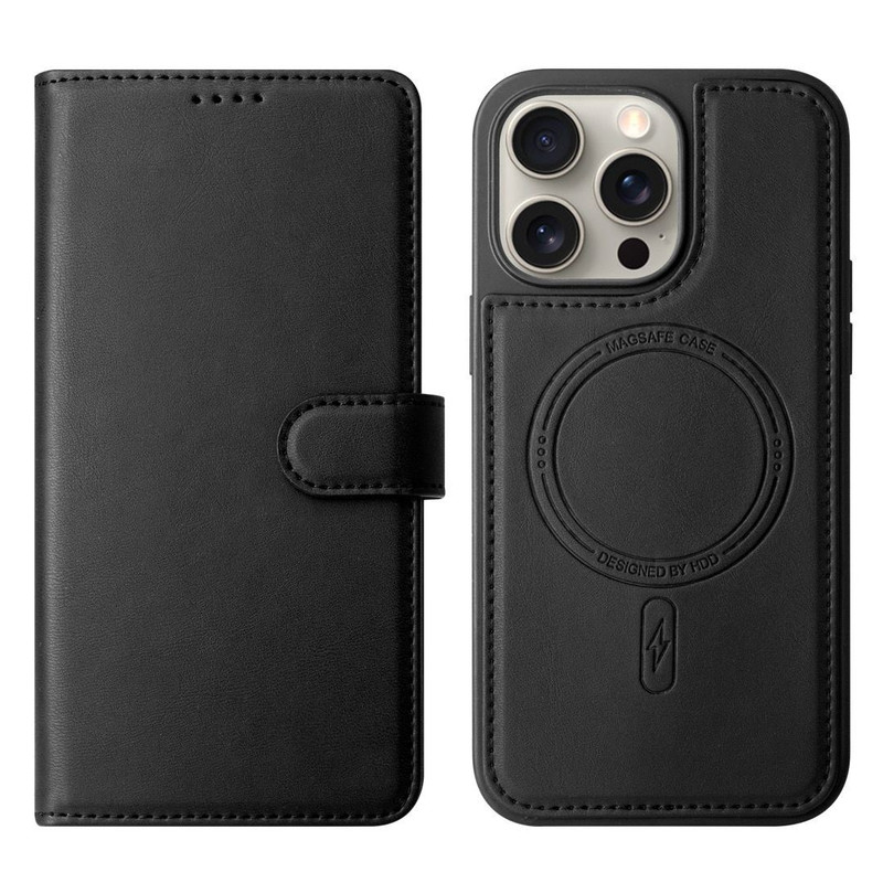 کیف کلاسوری اچ دی دی طرح چرمی مگ سیف مدل LUXURY مناسب برای گوشی موبایل اپل IPHONE 11