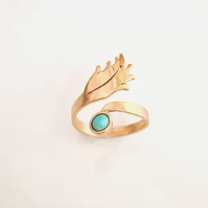 انگشتر زنانه مدل دست ساز