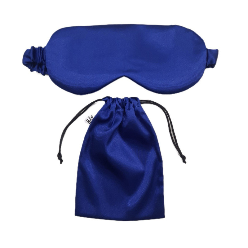 چشم بند خواب هیلو مدل ساتن ابریشم به همراه کیسه نگهدارنده