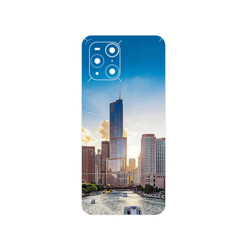 برچسب پوششی ماهوت مدل City of Chicago مناسب برای گوشی موبایل اپو Find X3 Pro