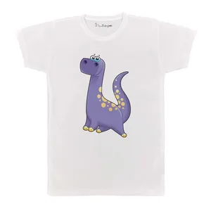 تی شرت بچگانه پرمانه طرح دایناسورهای بامزه کد pmt.5117