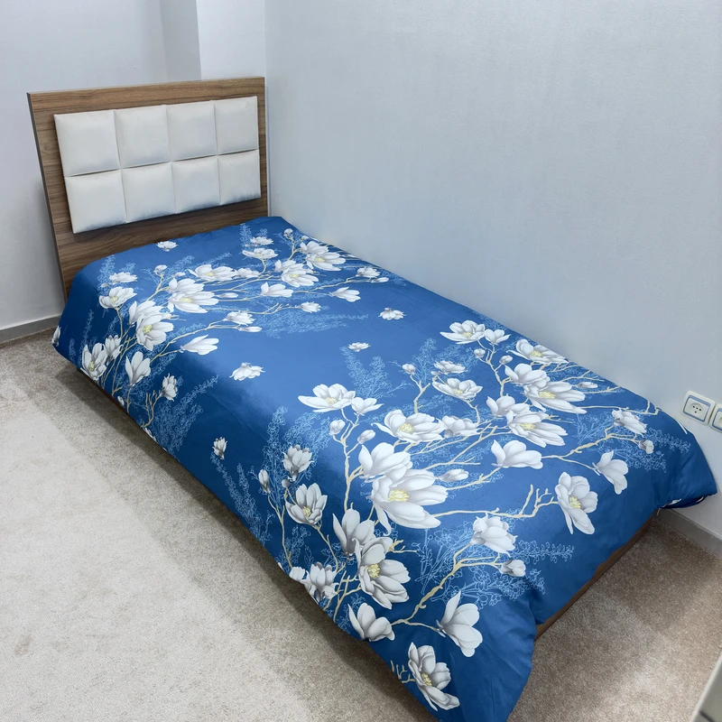 روکش لحاف ناتوسا مدل ارکیده یک نفره سایز 160x220 سانتی متر