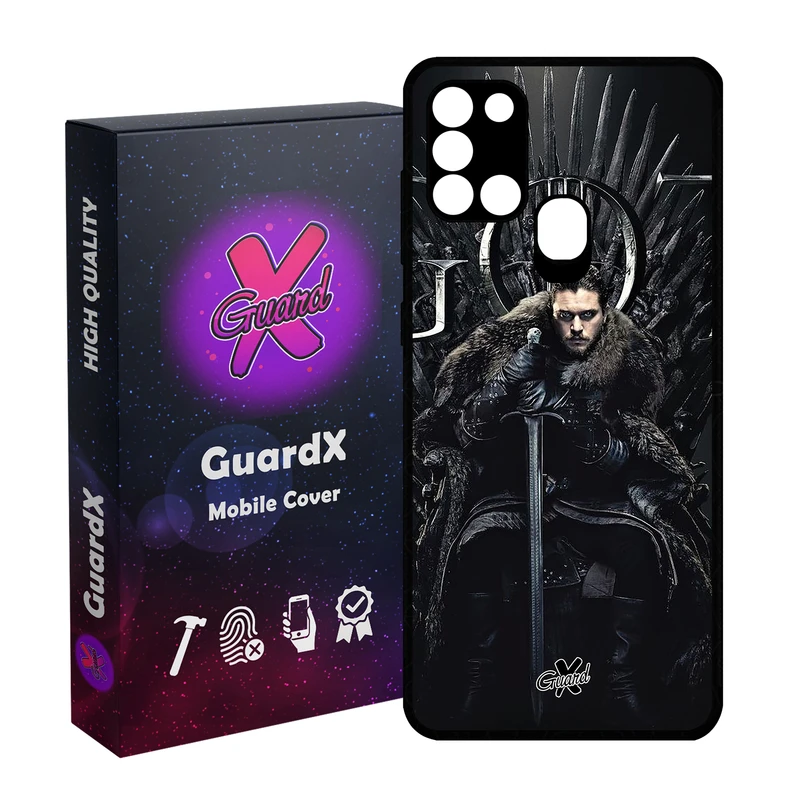 کاور گارد ایکس طرح Jon Snow مدل Glass10416 مناسب برای گوشی موبایل سامسونگ Galaxy A21s