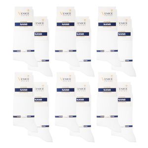 جوراب مردانه ونیز مدل AL_V22 بسته 12 عددی