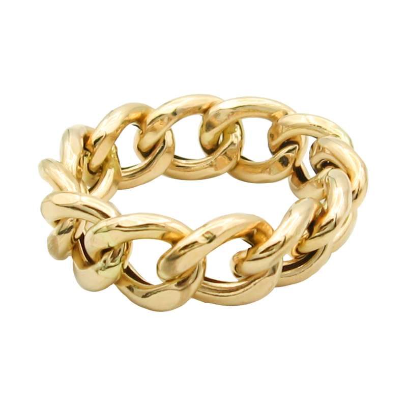 انگشتر طلا 18 عیار زنانه مدل زنجیری D0039 انگشتر طلا 18 عیار زنانه مدل زنجیری D0039