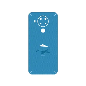 MAHOOT Minimal Paper Airplane Cover Sticker for Nokia 5.4