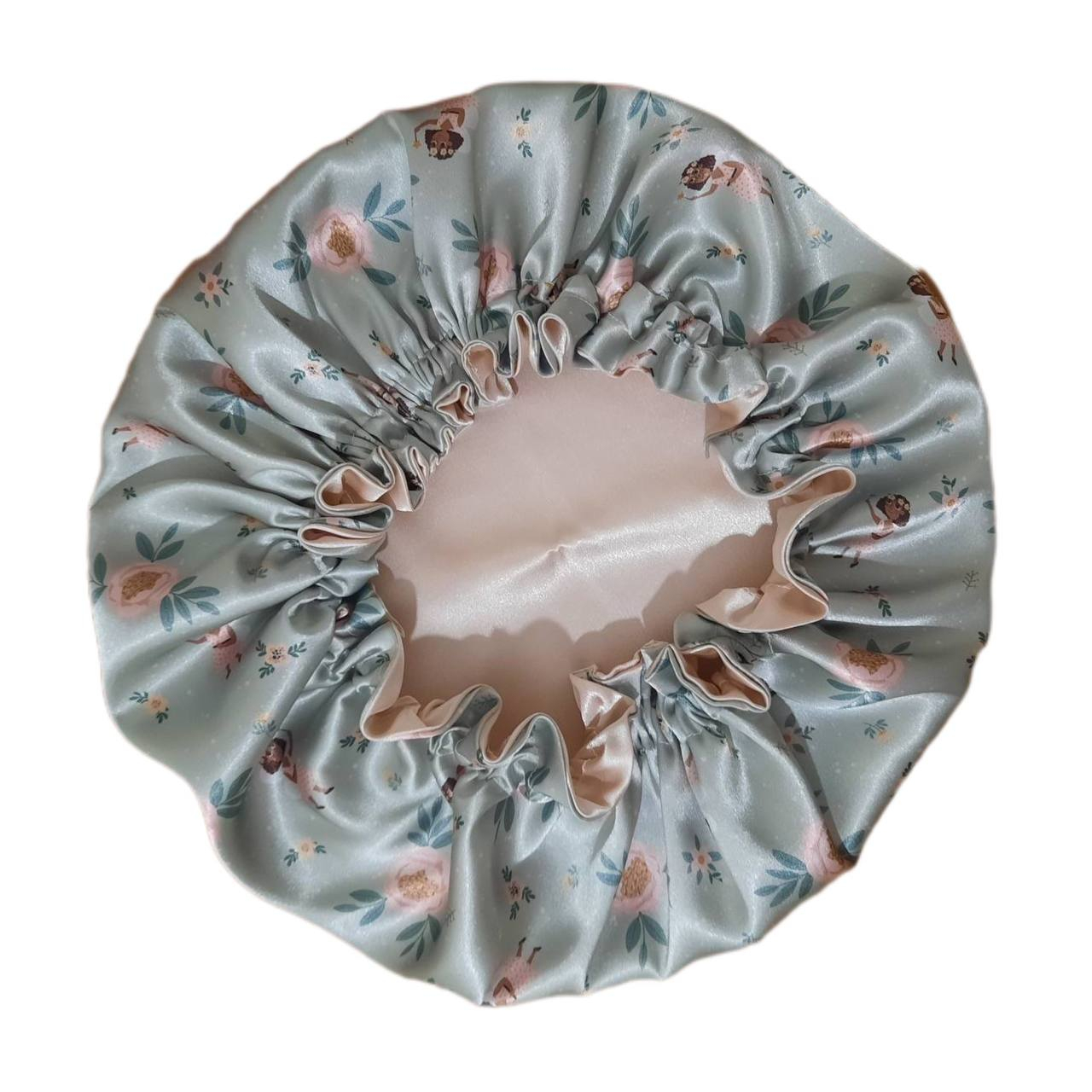 کلاه زنانه مدل ساتن ابریشم طرح فرشته