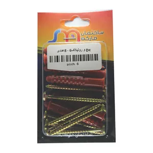 پیچ و رول پلاک مدل 116 بسته 14 عددی
