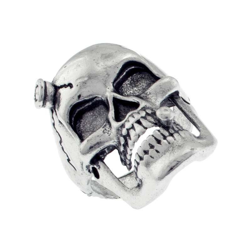 انگشتر مردانه برانت طرح جمجمه گلوله خورده