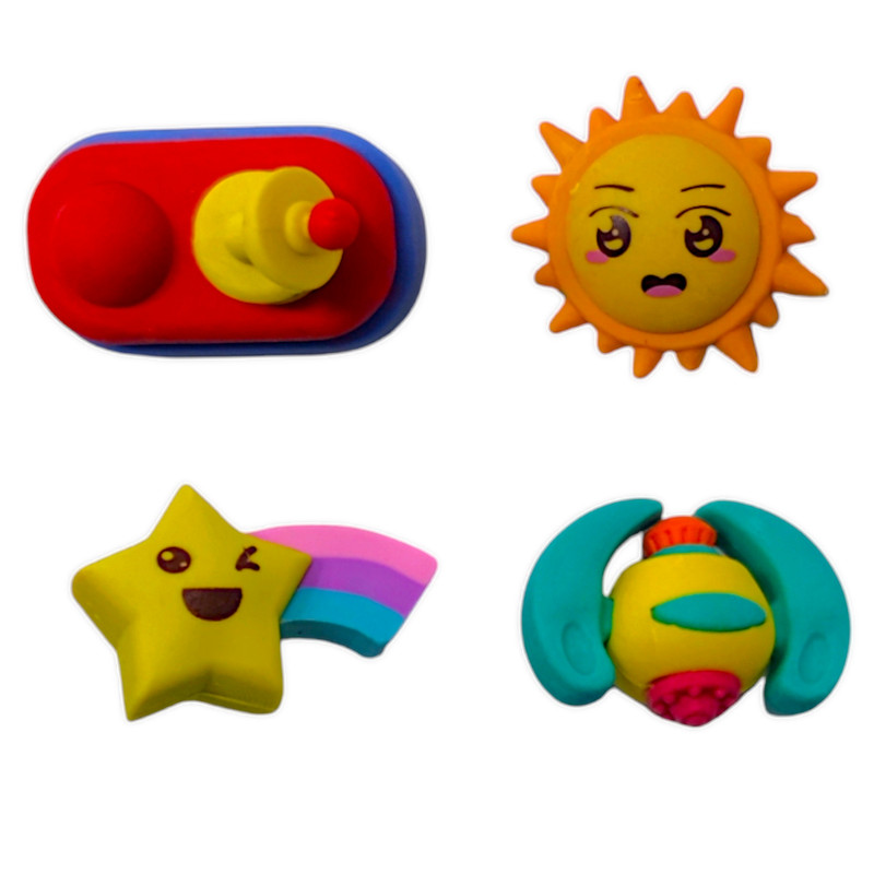 پاک کن مدل نجوم بسته 4 عددی