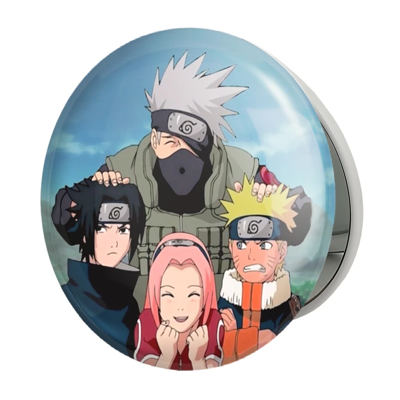 آینه جیبی خندالو طرح انیمه ناروتو Naruto مدل تاشو کد 4921 