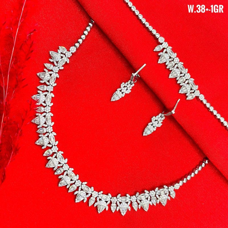 نیم ست نقره زنانه مدل MRJ20-23 نیم ست نقره زنانه مدل MRJ20-23