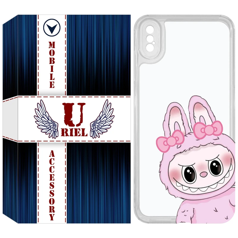 کاور یوریل مدل Clear کد 118 طرح لبوبو Labubu مناسب برای گوشی موبایل اپل iPhone XS Max