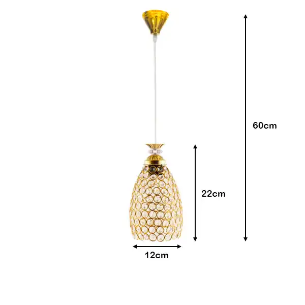 لوستر مدل کریستالی کد adli14