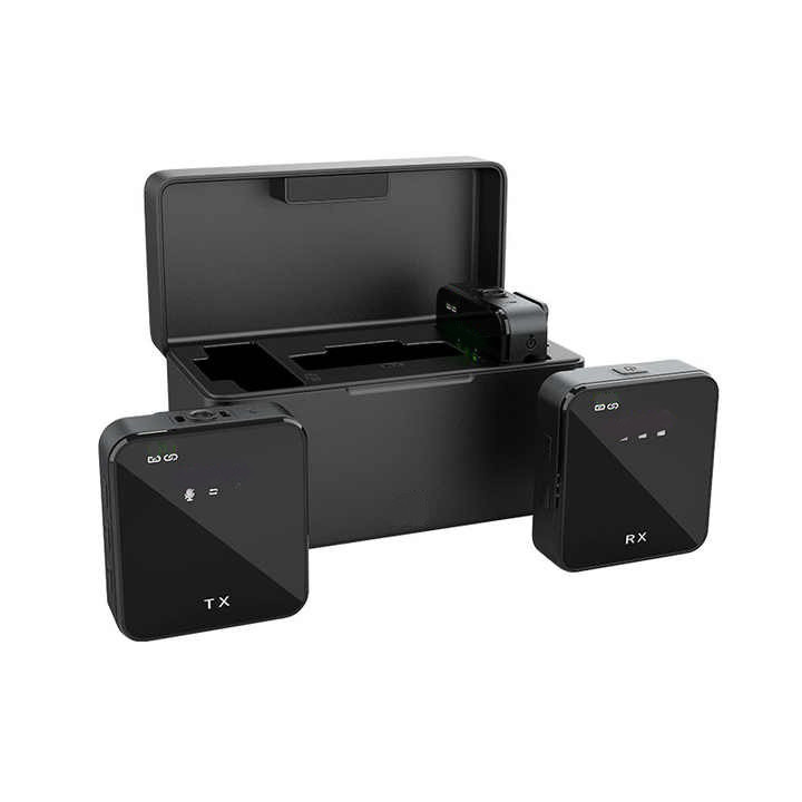 میکروفن یقه ای مدل sx63 با درگاه اتصال type-c و lightening