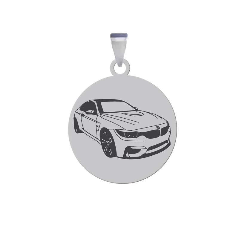 آویز گردنبند زنانه و مردانه هایکا مدل رخ ماشین کد ja.h 182