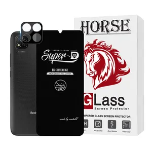 Horse SUPLNFUHO Screen Protector With Camera Lens Protector For Xiaomi Poco C3 / Poco C31 / Redmi 9C / Redmi 9 Activ