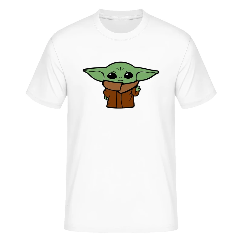 تی‌شرت آستین کوتاه مردانه مدل بی بی یودا