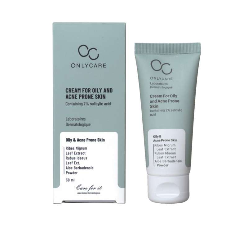 كرم ضد جوش انلی كر مدل 002 مناسب پوست چرب حجم 30 ميلي لیتر