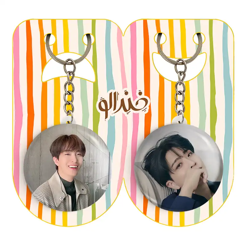 جاکلیدی خندالو مدل یونگجه گروه گات سون GOT7 کد 2100020997 مجموعه 2 عددی