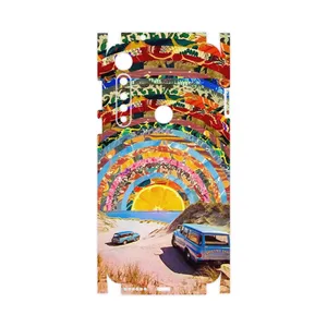 MAHOOT Collage of Orange Sky-FullSkin Cover Sticker for Motorola One Vision Plus