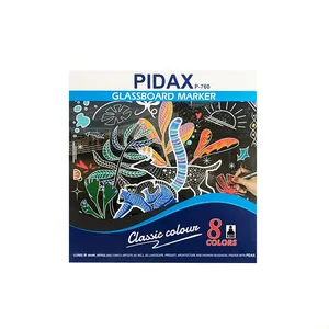 ماژیک گلس برد پیداکس کد P-760 بسته 8 عددی