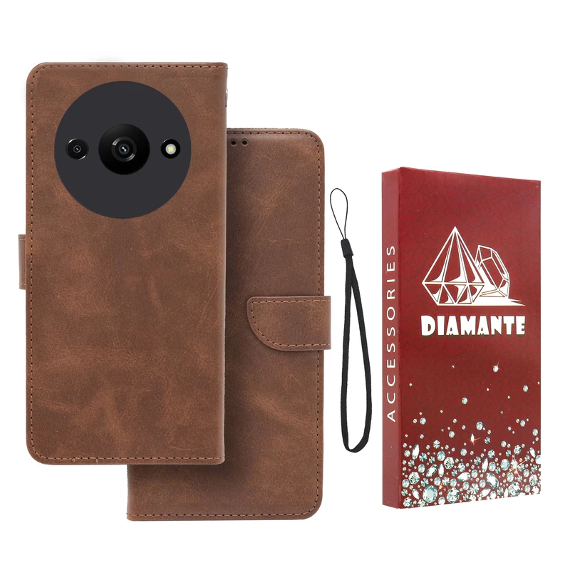 کیف کلاسوری دیامانته مدل Band Rd مناسب برای گوشی موبایل شیائومی Redmi A3X به همراه بندآویز