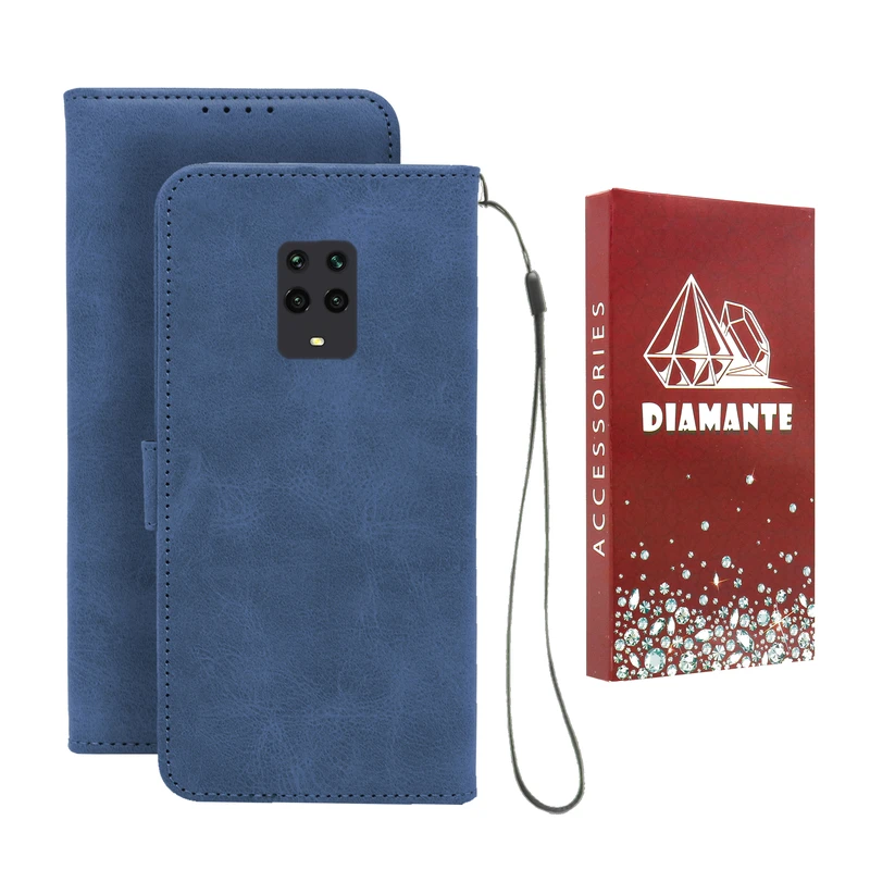 کیف کلاسوری دیامانته مدل Scusa Rd مناسب برای گوشی موبایل شیائومی Redmi Note 9 به همراه بند آویز