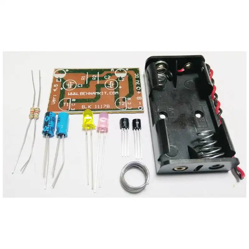 کیت آموزشی مدل چشمک زن دو لامپی BK1117B