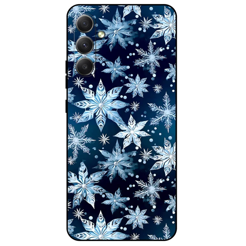 کاور مگافون طرح برف مدل 2824 مناسب برای گوشی موبایل سامسونگ Galaxy A54       