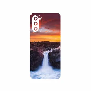 MAHOOT Waterfall Cover Sticker for Motorola Moto G52