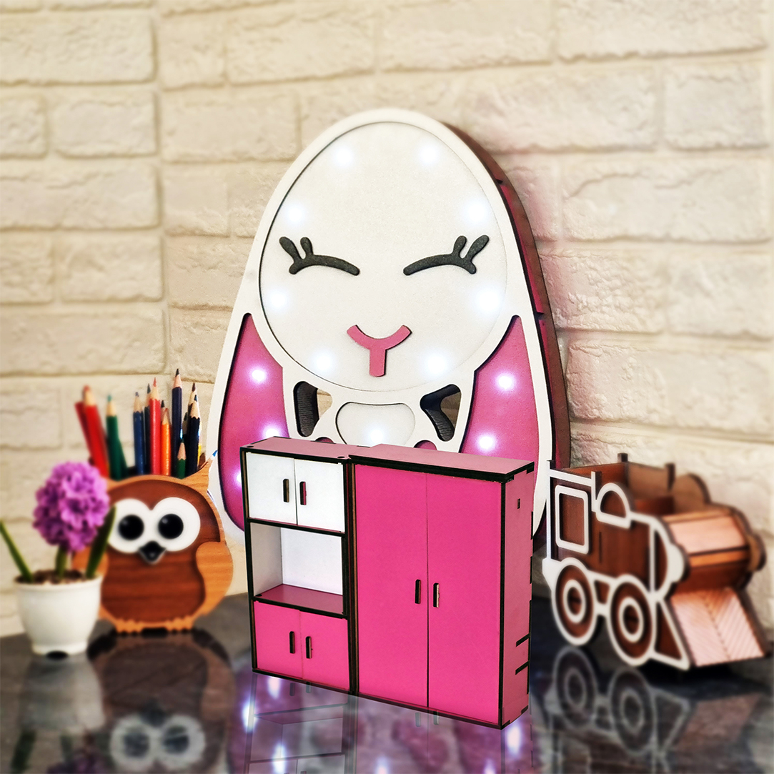 اسباب بازی رانزو گالری مدل کمد دیواری کد 077