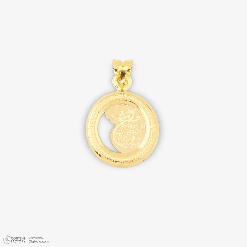 عکس شماره 5 : آویز گردنبند طلا کم اجرت 18 عیار زنانه ناریا مدل وان یکاد کد ab-14-1