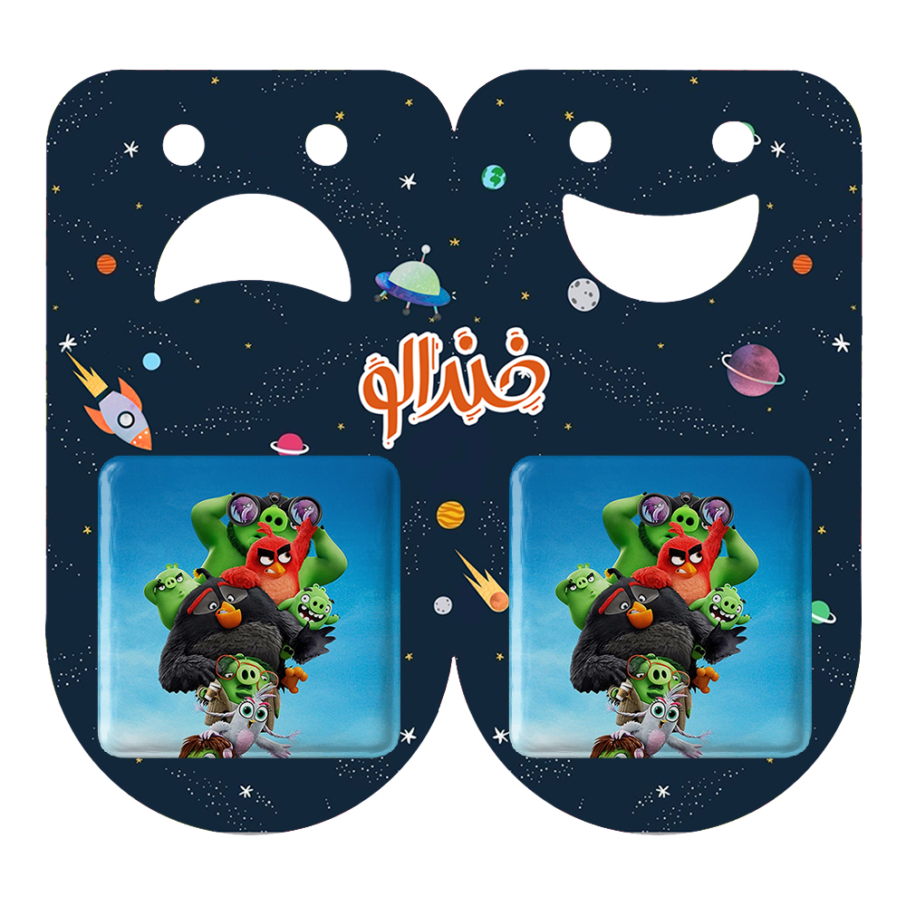 پیکسل خندالو مدل پرندگان خشمگین کد 13874 به همراه مگنت